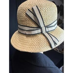Kimchi Blue Cloche straw hat one size